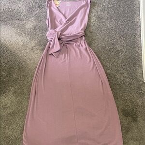 OGL Lavender Wrap Maxi Dress